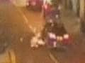 CCTV footage of how mother and child survived after Audi runs them over