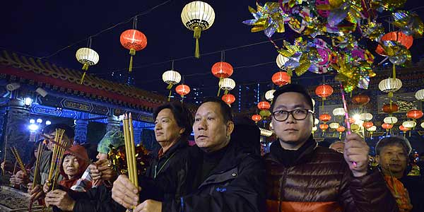 Raucous celebrations as Asia greets Year of Snake 