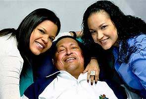 Venezuela releases first photos of sick Hugo Chavez