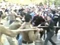 Students protest outside venue of Narendra Modi's speech