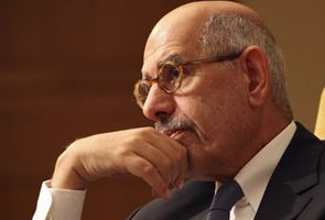 Egypt's opposition leader Mohamed ElBaradei calls for election boycott