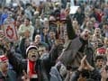 Egyptians protest on anniversary of Hosni Mubarak's fall