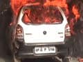 Bharat bandh: factories, cars vandalised in Noida near Delhi
