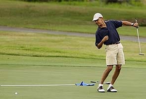 In a first, Barack Obama playing golf with Tiger Woods: report