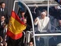 Pope arrives in St Peter's Square for final audience