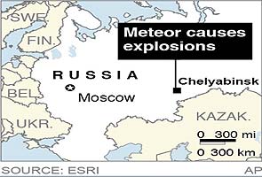 Meteor explodes over Russia; about 1,100 injured