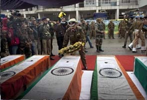 In CRPF jawan's funeral procession, wrong photo is used 