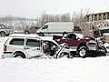 100 injured in highway wrecks in Canadian blizzard