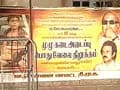 Political poster war in Tamil Nadu over Sri Lankan issue