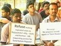 Large student protests in Tamil Nadu  against Sri Lanka