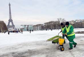 Europe transport disrupted as snow turns to ice 