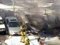 Small plane crashes in US parking lot; 3 dead