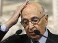 Italy President Giorgio Napolitano pledges to stay to deal with crisis