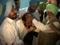 Woman beaten by Punjab cops tries to enter Punjab Assembly