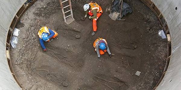 London rail project uncovers bodies, likely from Black Death period