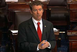 Senator Rand Paul's filibuster of CIA pick ends after 12 hours