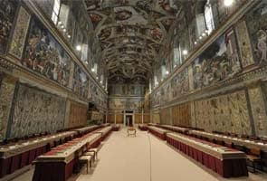 In Vatican, Michelangelo's Sistine Chapel masterpieces frame papal vote