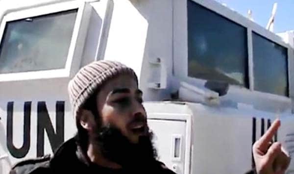 UN troops abducted by Syrian rebels appear in video 