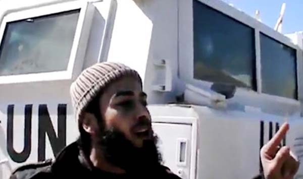UN troops abducted by Syrian rebels appear in video