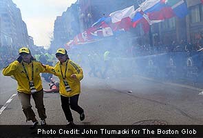 Witnesses describe scene of carnage after Boston Marathon blasts Witnesses describe scene of carnage after Boston Marathon blasts