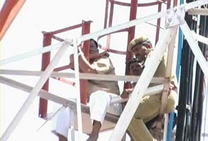 Why a Congress leader was perched on a mobile tower in Rajasthan