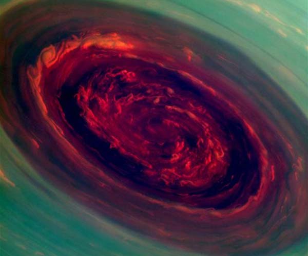 NASA gets close-up view of monster hurricane on Saturn