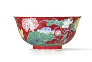 A chinese bowl sells for $9.5 million