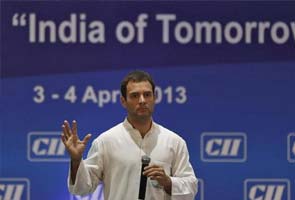 Rahul Gandhi's hosts, India Inc, give speech an A