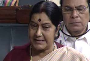 Will not stall Finance Bills but no support to government hereafter: Sushma Swaraj