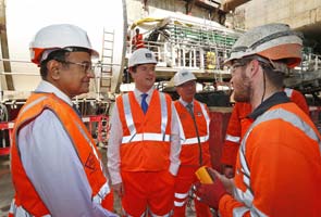 Chidambaram dons hard hat, visits Crossrail project in London 