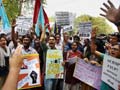 Teachers protest against Delhi University's four-year course near 10 Janpath