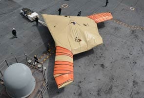 US Navy's UFO-like stealth drone X-47B targets aviation history