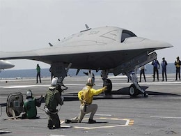 US Navy launches stealth drone X-47B, makes aviation history US Navy launches stealth drone X-47B, makes aviation history