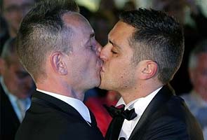 Vincent and Bruno, the first gay couple in France, get married