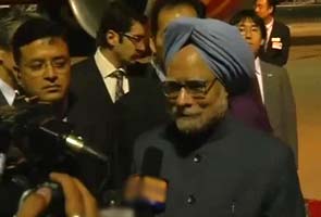 Prime Minister Manmohan Singh arrives in Japan on three-day visit