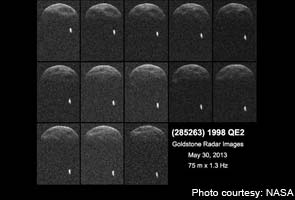 Large asteroid swinging past the Earth today carries its own moon
