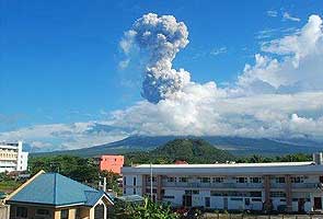 Philippines volcano erupts, five feared killed