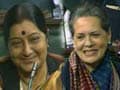 With Parliament in deadlock, Sonia Gandhi reaches out to Sushma Swaraj