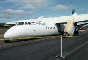 Indonesian airliner lands hard, causing injuries