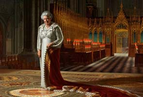 Queen Elizabeth II's portrait in Westminster Abbey defaced 