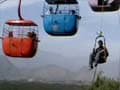 24 pilgrims were trapped in cable cars for two hours