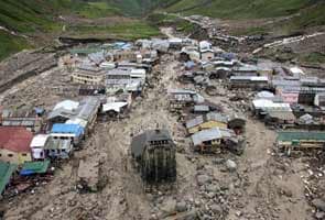 Kedarnath temple compound damaged due to flood; report says 50 pilgrims dead