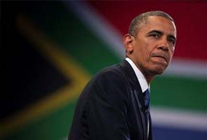 Barack Obama tours prison where Nelson Mandela toiled