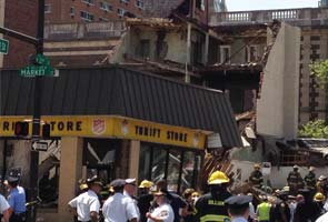 Philadelphia building collapses; 13 injured, one trapped 