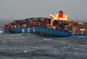 Merchant vessel splits into two off Mumbai coast; crew rescued