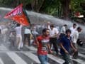 BJP activists detained as they try to march to Chief Minister Sheila Dikshit's residence