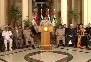 Egypt's military chief thanks the armed forces for their sacrifices 