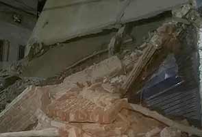 Four-storey building collapses in Delhi, one killed