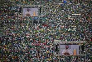 Pope leaves Brazil after giant beach mass