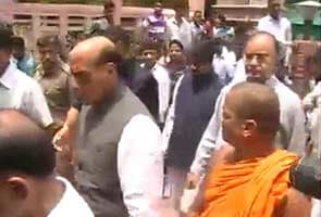 BJP's Rajnath in Bodh Gaya, attacks Centre for failing to check terror